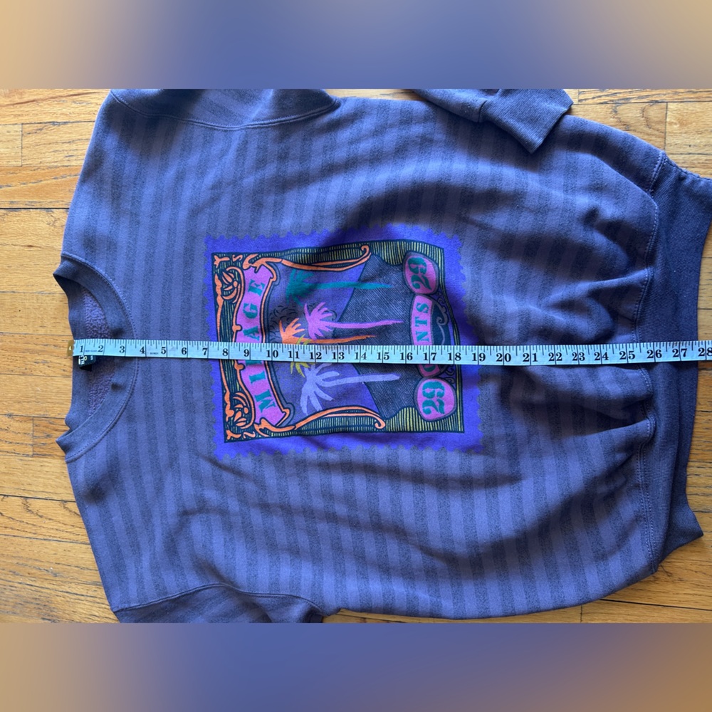 H.L Miller Gold Graphic Men's Sweater - Purple Size XL - Picture 9 of 9